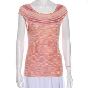 Missoni Printed Scoop Neck Top